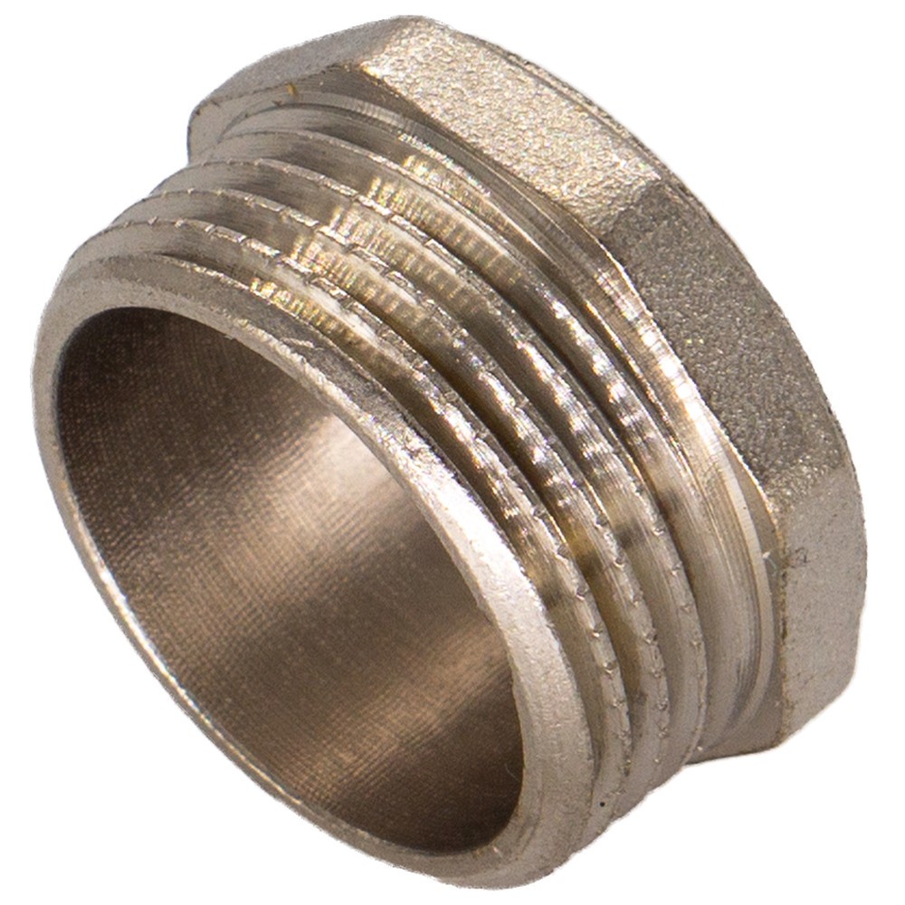 Заглушка латунная СТМ 1 1/2 НР наружная резьба 1222078