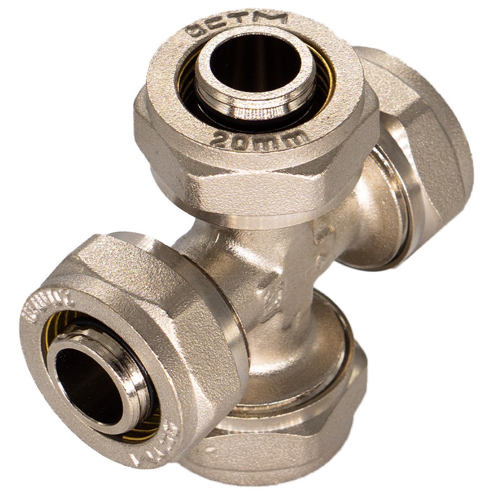 Крестовина обжимная CTM 20х20х20х20 мм 1499305