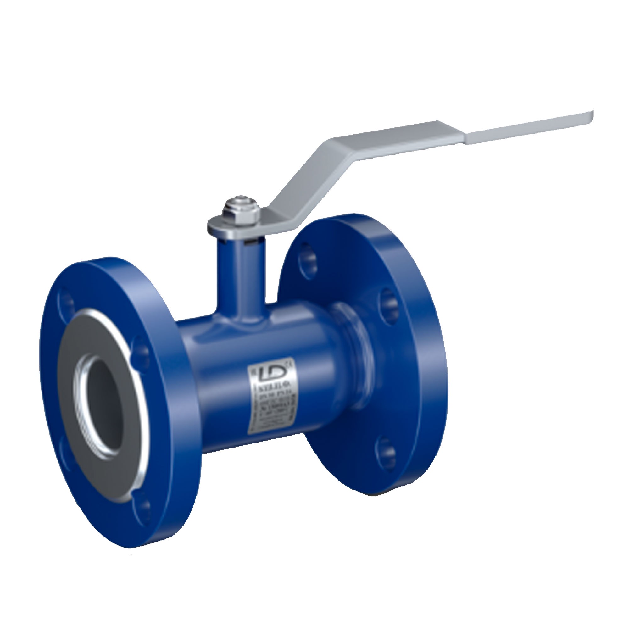 Кран шаровой LD КШЦФ DN50 PN40 фланцевый полнопроходной нержавеющая сталь КШ.Ц.Ф.050.040.Н/Ж.02