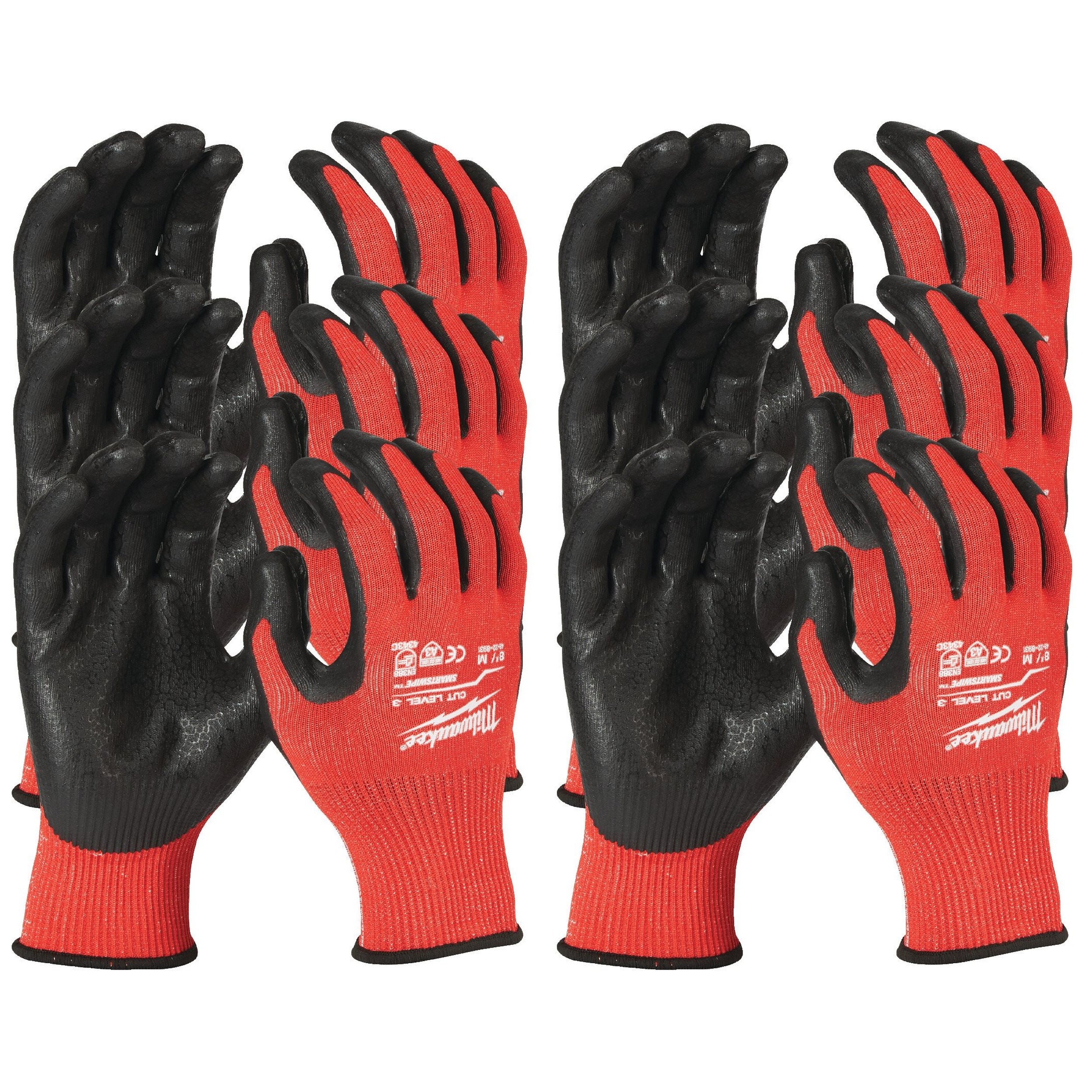 Перчатки защитные Milwaukee Cut Level 3/C размер L/9 упаковка 12 пар 4932471422