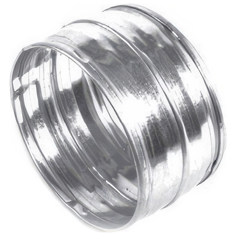 Ниппель круглый Галвент 250 мм длина 85 мм оцинкованная сталь 0.5 мм НС-1073518