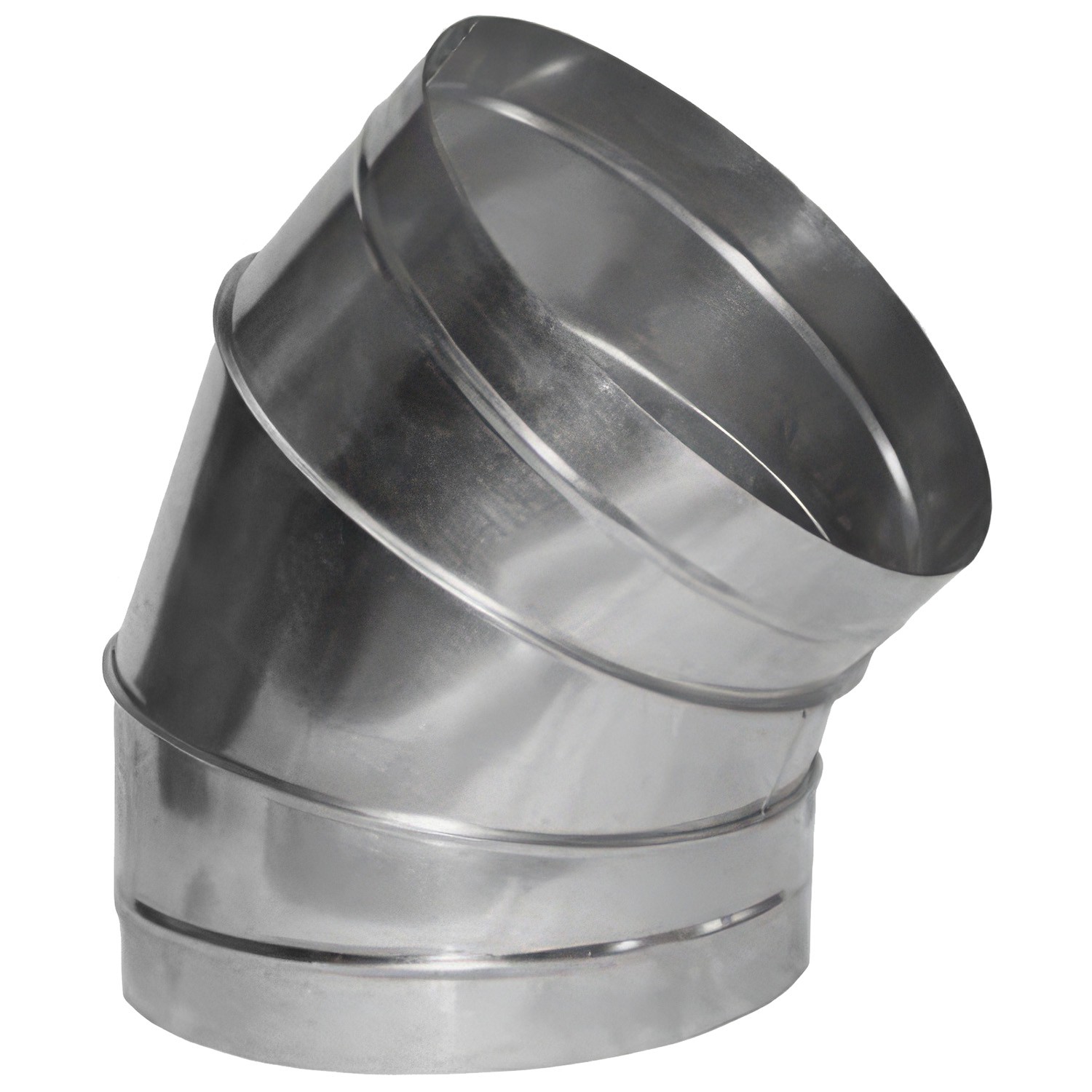 Отвод вентиляционный 45° Neoclimat D 200 мм оцинкованная сталь 0.5 мм 1234801