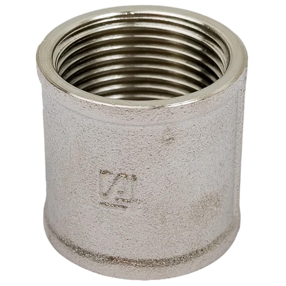 Муфта латунная STI 3/4 никелированная 1645349