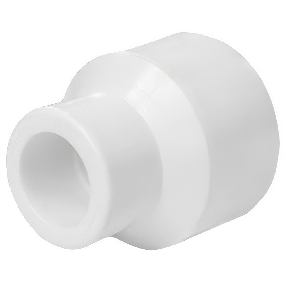 Муфта переходная полипропиленовая FDplast 140x125 мм наружная-внутренняя белая 140125