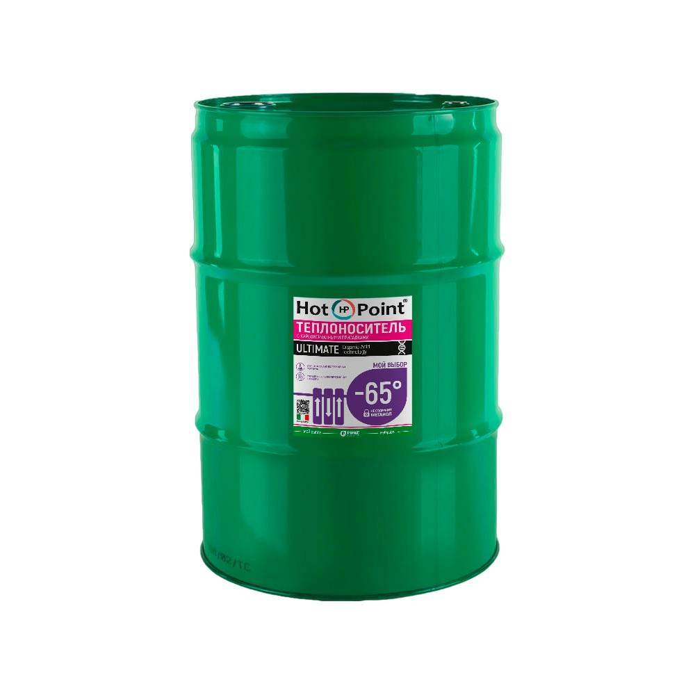 Теплоноситель HotPoint 65 ULTIMATE на основе этиленгликоля 220 кг 1445764