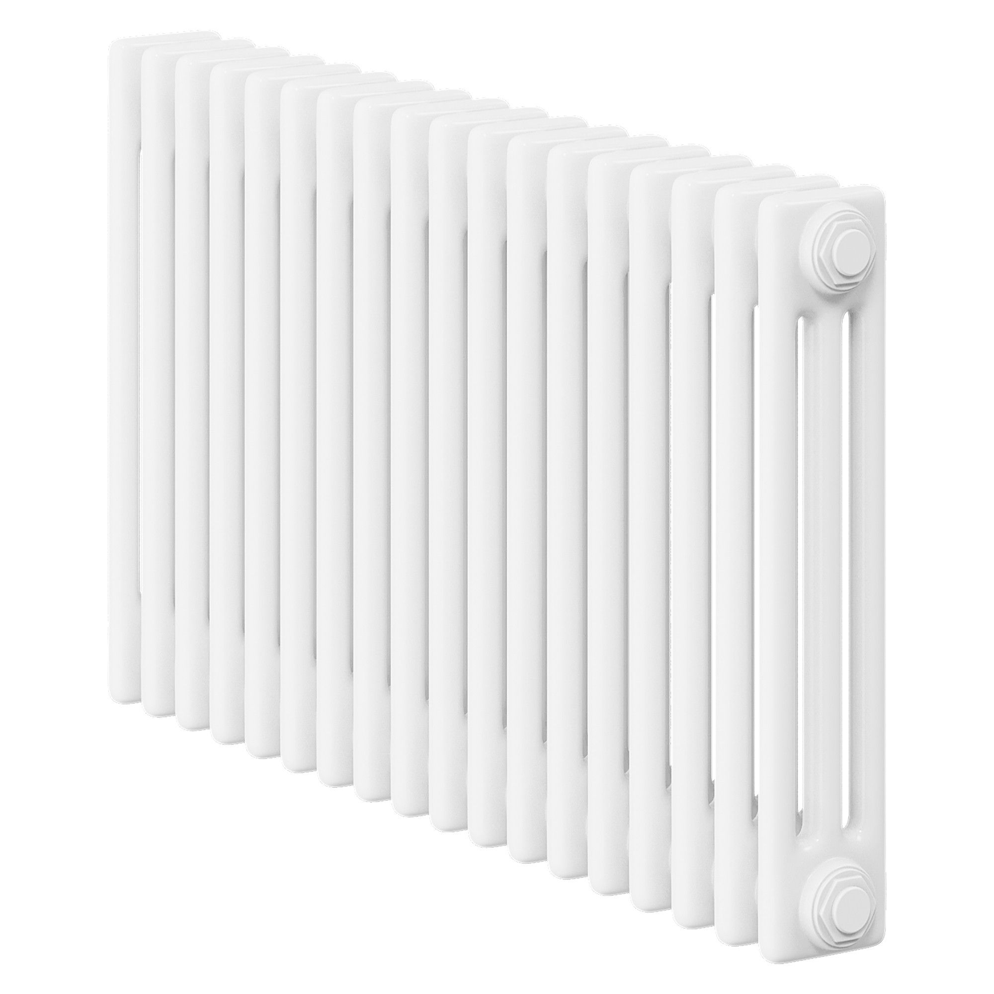 Дизайн-радиатор Royal Thermo Insignia R C3050 18 секций боковое подключение RAL9016 InR-C3050.18.9016
