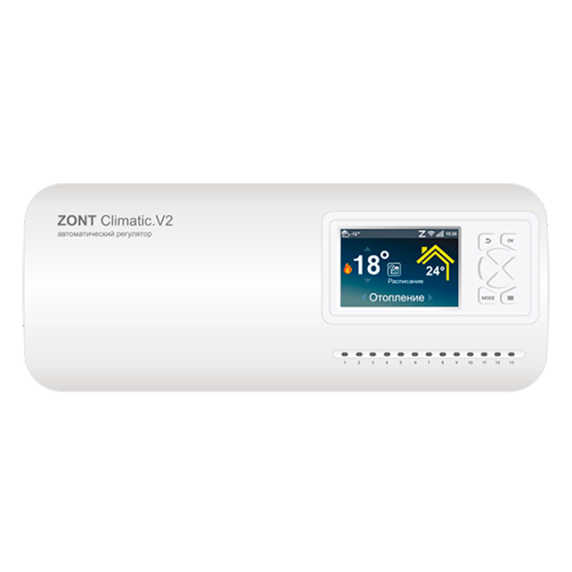 Погодозависимый регулятор ZONT Climatic.V2 ML00007105