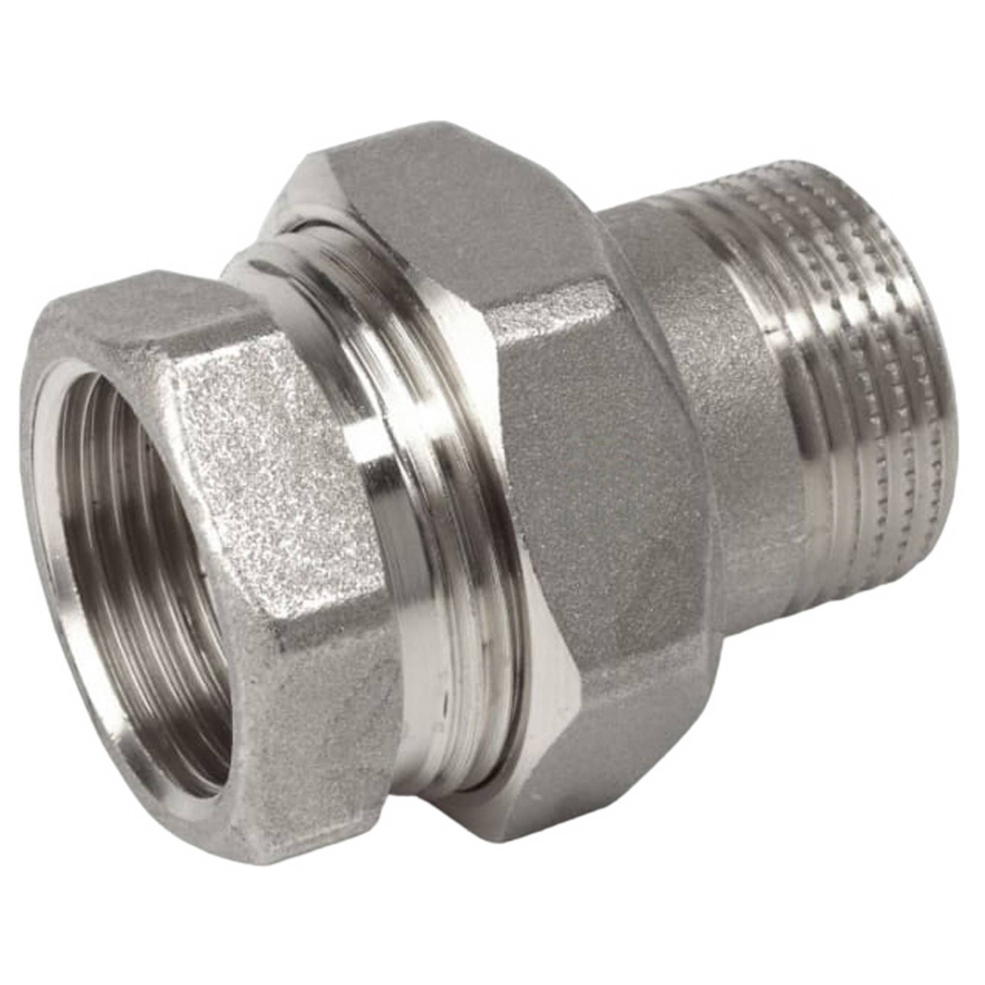 Фитинг прямой Giacomini R18 с отводом 2 ВР хромированный R18X018