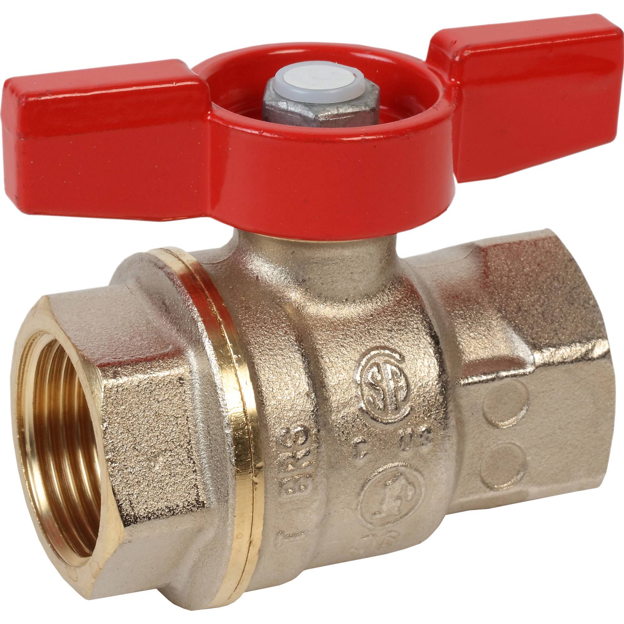 Кран шаровой Giacomini DADO 1 ВВ бабочка R911X025