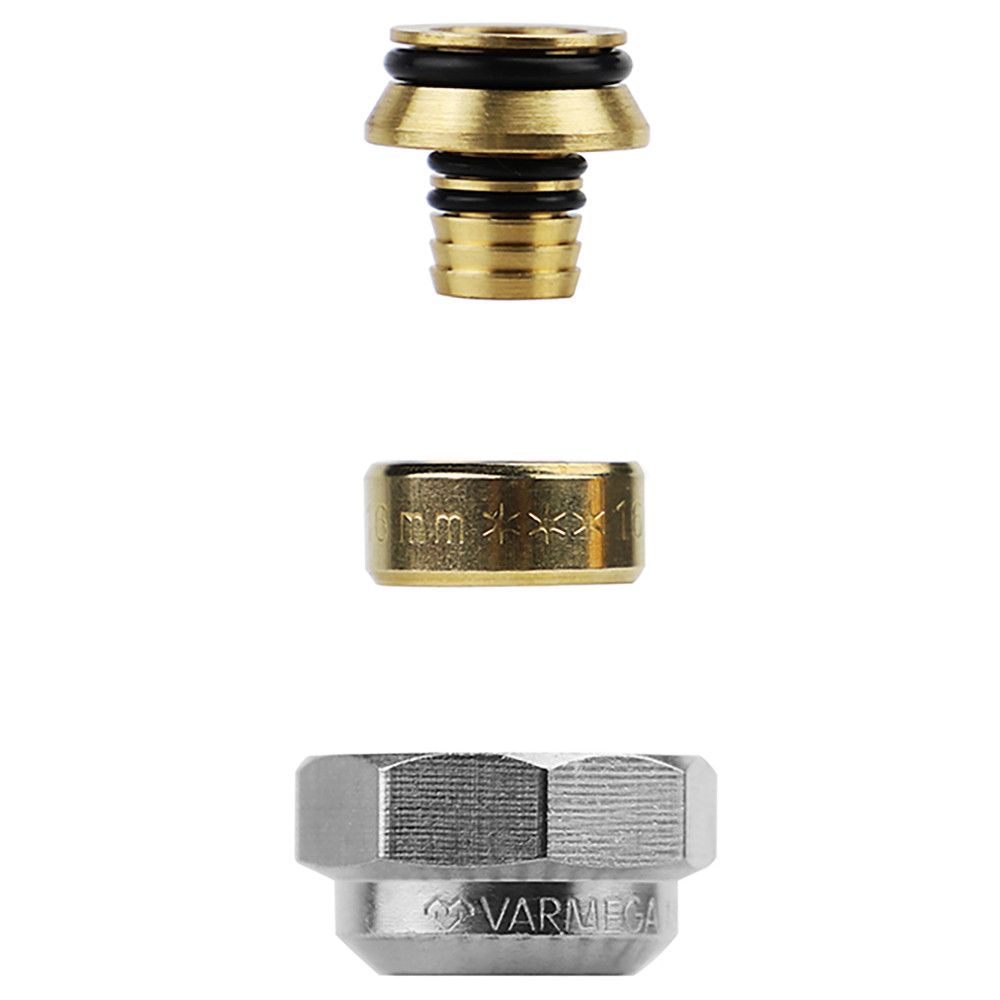 Соединение резьбозажимное VARMEGA VMTF90, 3/4" EK для труб PAP, PE-X, PE-RT 20х2.0 мм
