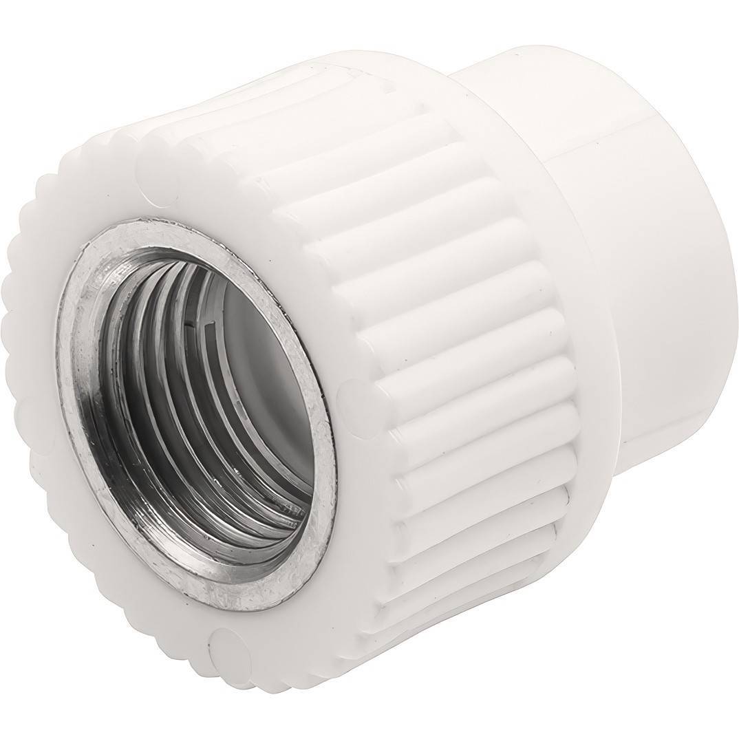 Муфта комбинированная Thermolight PP-R 20x1/2 ВР белая 1620496
