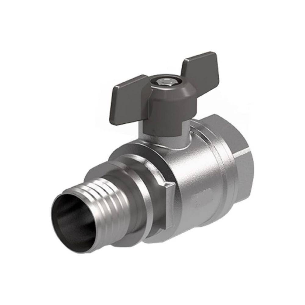 Кран шаровый Royal Thermo аксиальный ВР 20x3/4 НС-1079888