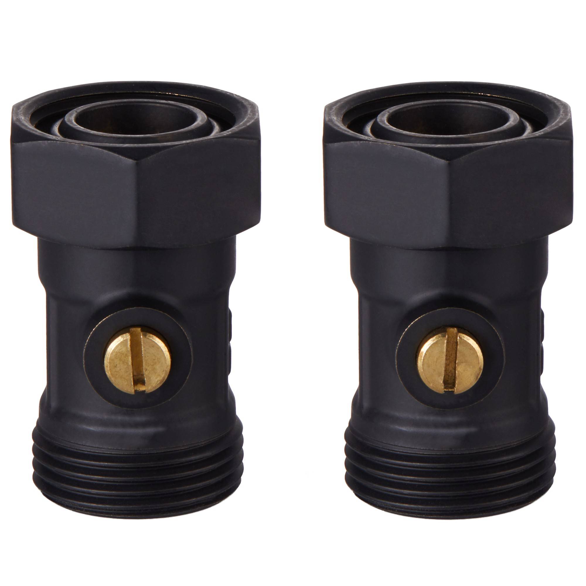 Набор для нижнего подключения радиатора Royal Thermo прямой раздельный 3/4x3/4 EK черный RTE 07.0003