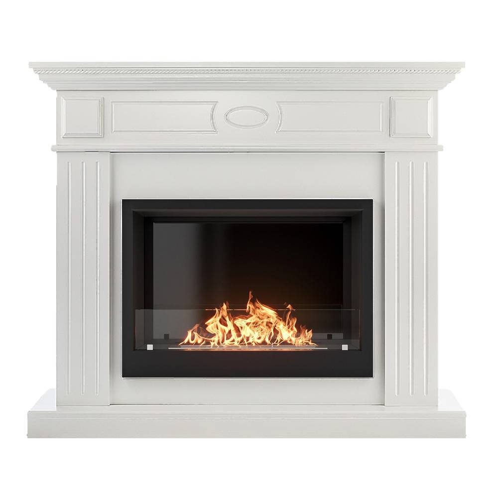 Каминокомплект Firelight Bianco 25 белый с биокамином BFP/P-2520 1660822