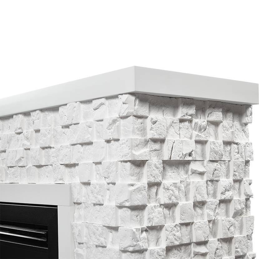 Каминокомплект Electrolux EFP/P-3320RLS с порталом Quadro 30 камень песчаник античный белый 1341272