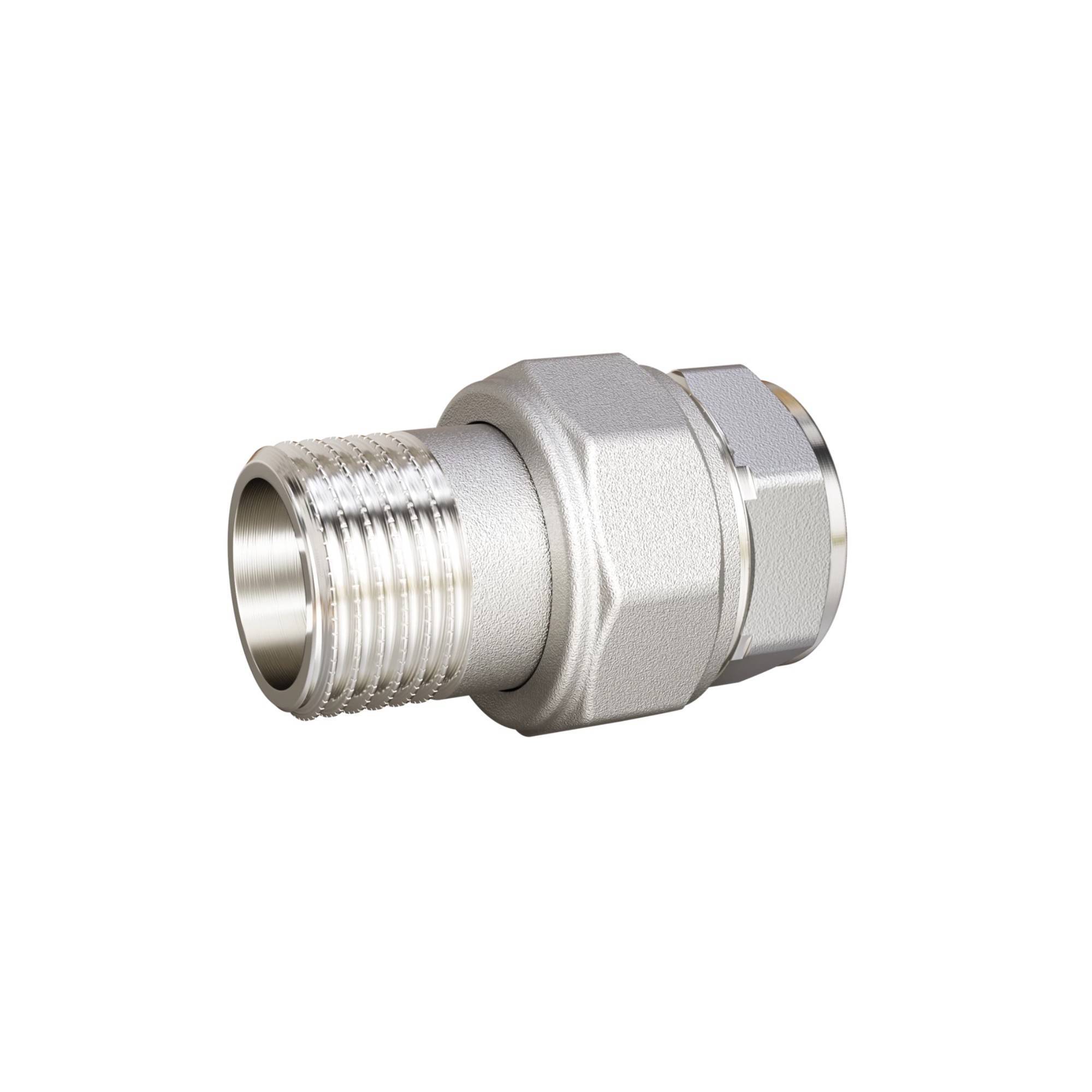 Соединение разъемное прямое LD американка DN25 вн-нр латунь LD.67.510.25