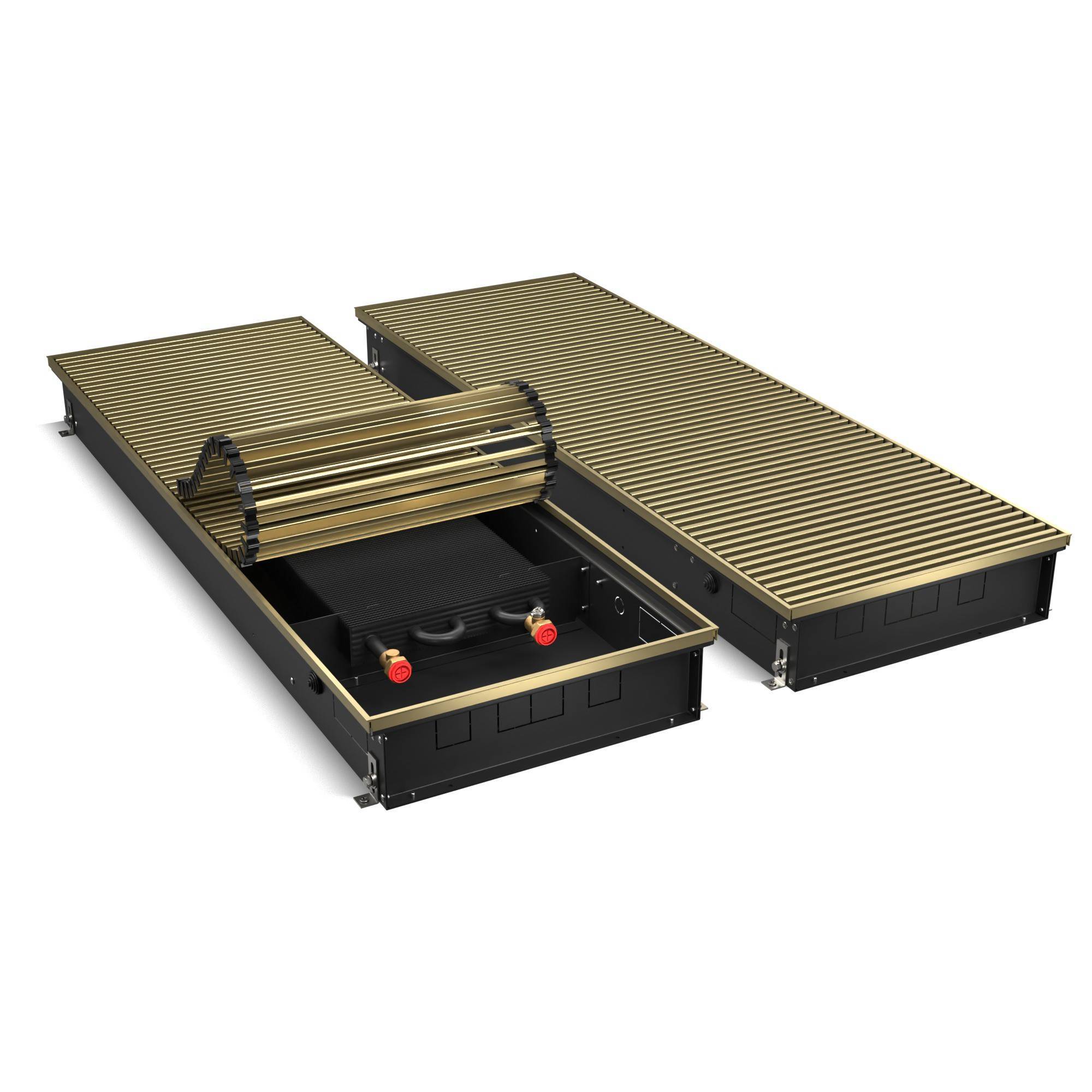 Конвектор внутрипольный Royal Thermo ATRIUM-110/400/2500-DG-U-LB Светлая бронза НС-1558413