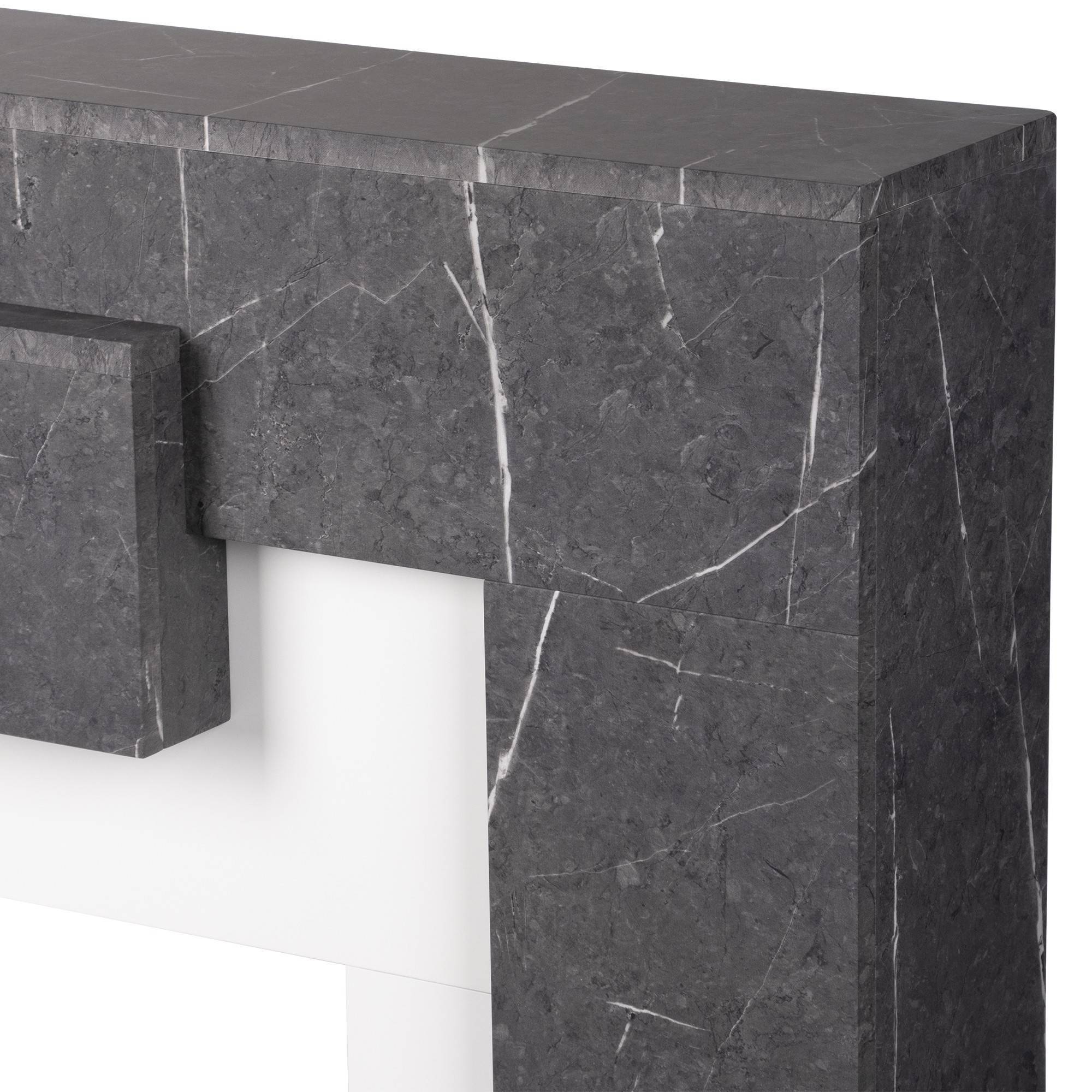 Портал для электрокамина Firelight Tetris Classic черный мрамор НС-1586094