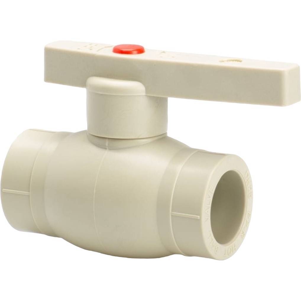 Кран шаровой полипропиленовый Lammin PPR 25 мм серый LM.PPR.BV.25.G