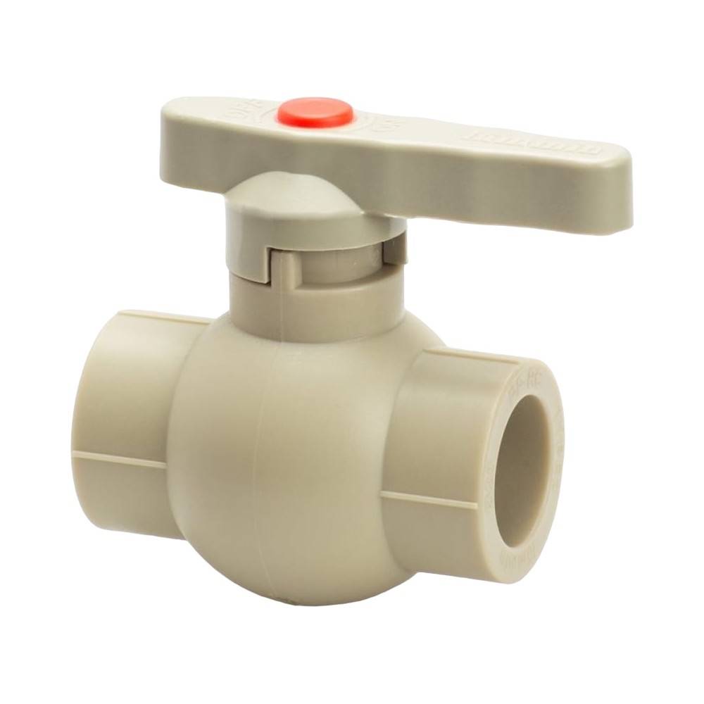 Кран шаровой полипропиленовый Lammin PPR Premium 25 мм серый LM.PPR.BV.P.25.G