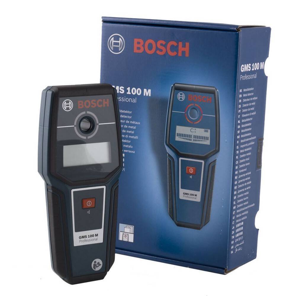 Детектор металлов Bosch GMS 100 M Professional 0601081100