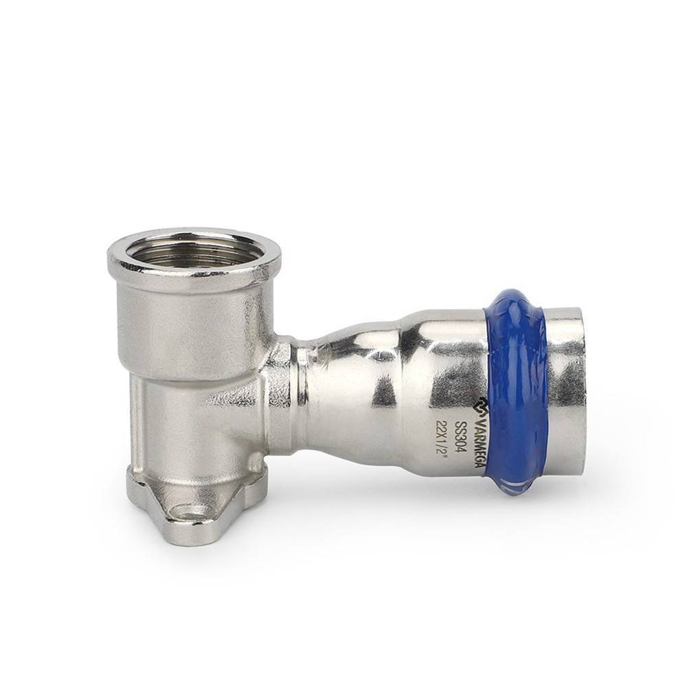 Водорозетка Varmega Inox Press ВР 18x1/2 VM15402