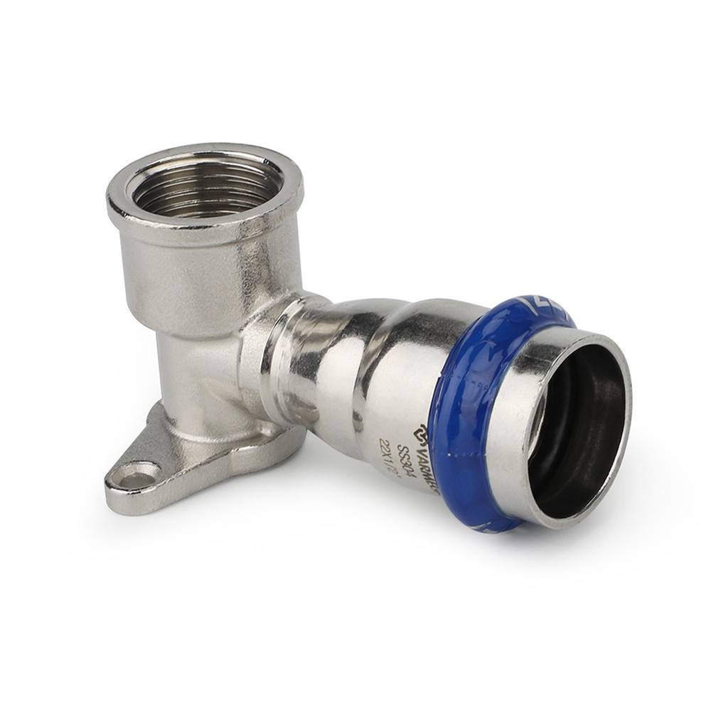 Водорозетка Varmega Inox Press ВР 18x1/2 VM15402