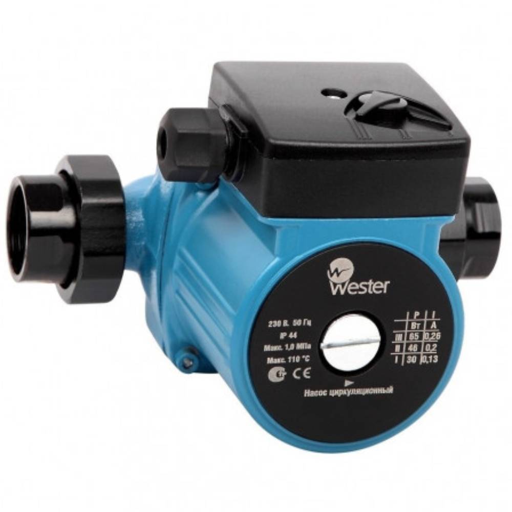 Насос циркуляционный Wester WCP 25-60G 130 мм с гайками WCP 25-60G (130)