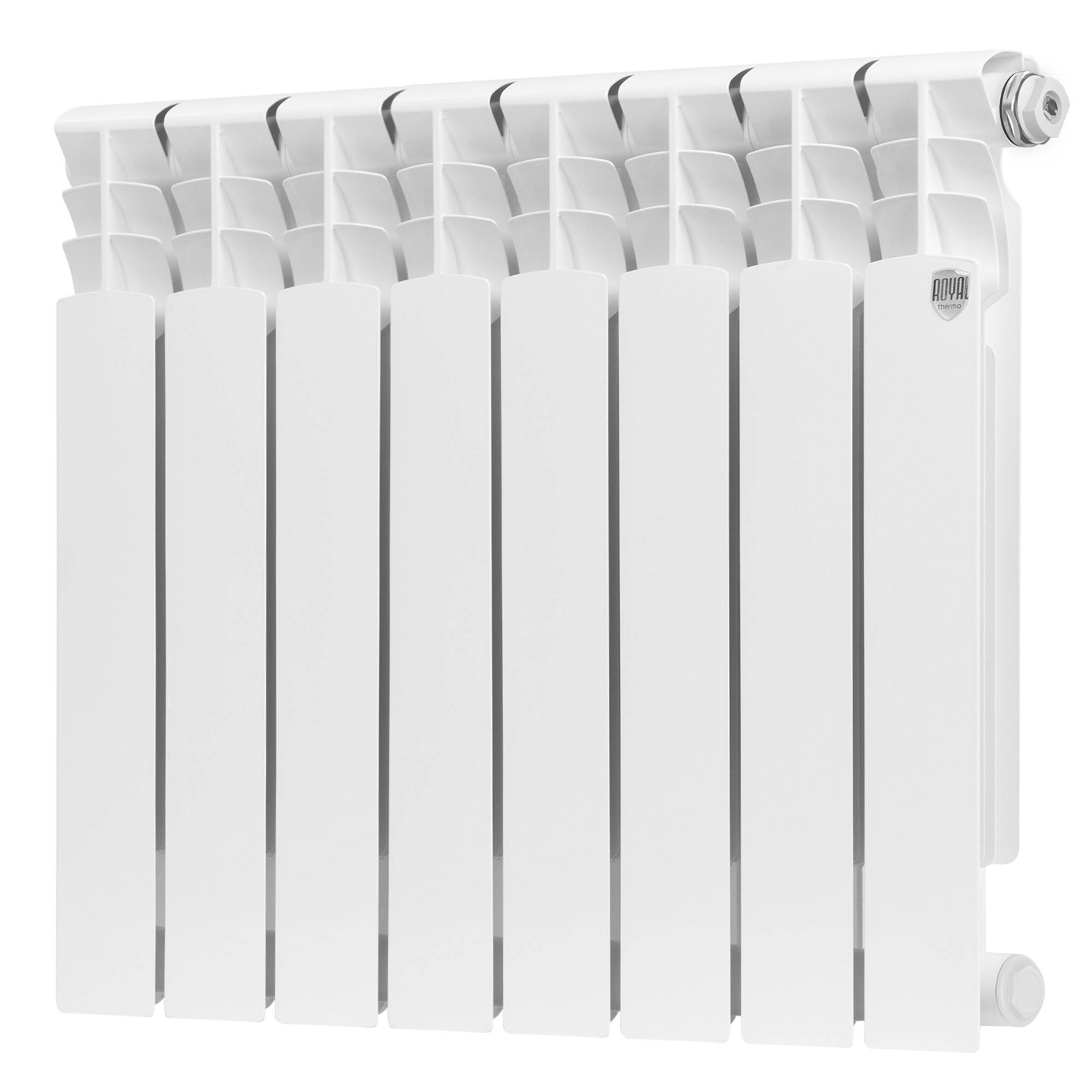 Радиатор биметаллический Royal Thermo Vittoria 2.0 500 8 секций боковое подключение НС-1630210