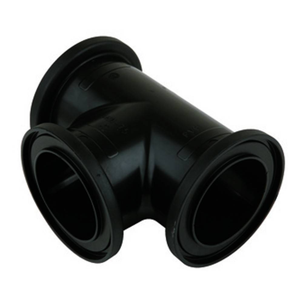 Тройник пресс HENCO 75x75x75 мм ПВДФ 1647289