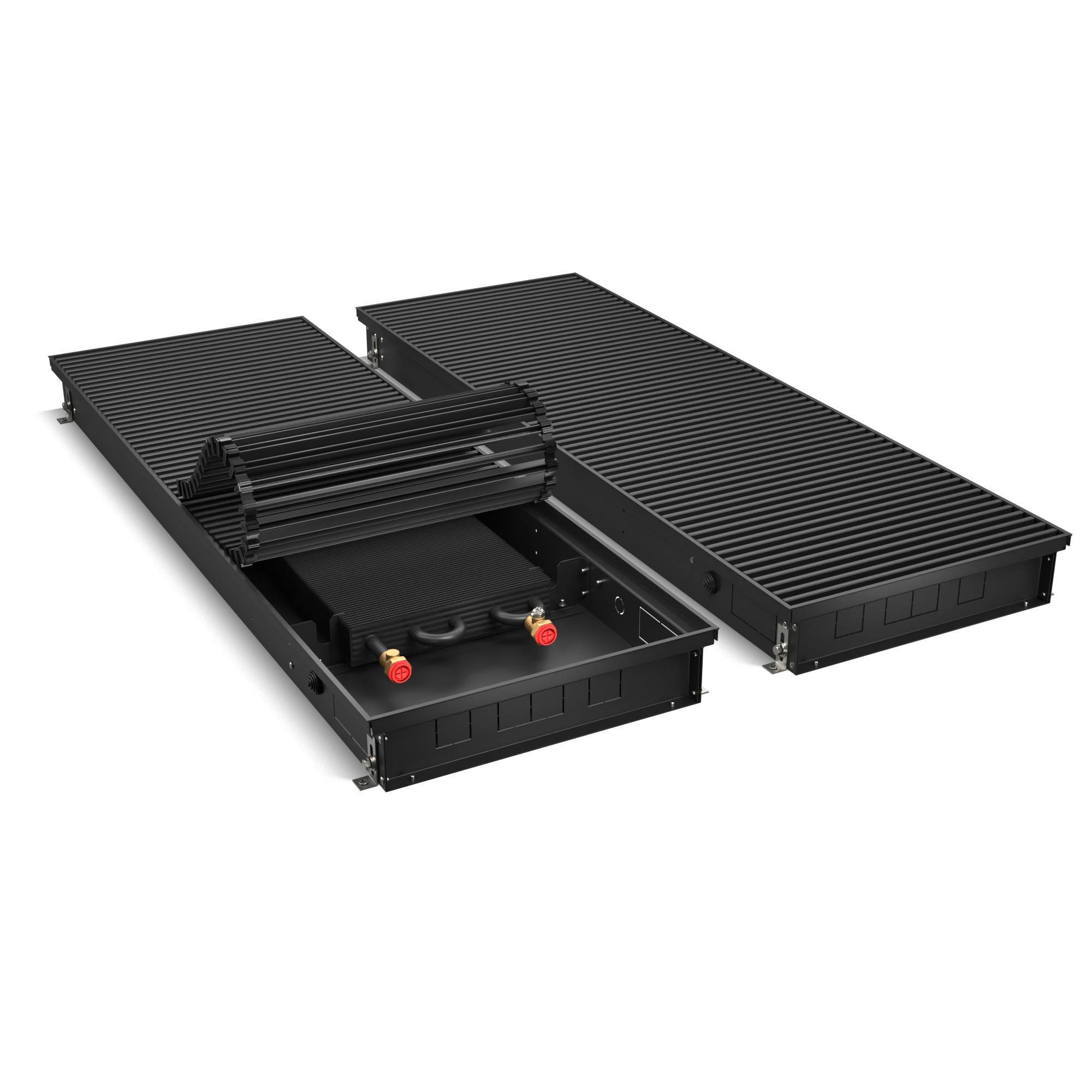 Конвектор внутрипольный Royal Thermo ATRIUM-90/400/1300-DG-U-BL НС-1559025