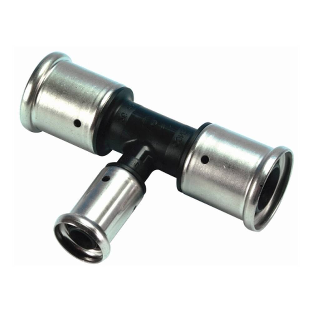 Тройник пресс переходный HENCO PVDF 50x40x50 мм 9P-504050