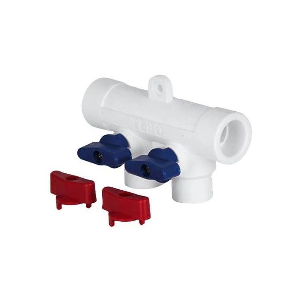 Коллектор полипропиленовый TEBO PP-R 32x20 мм 4 выхода универсальный 030091263