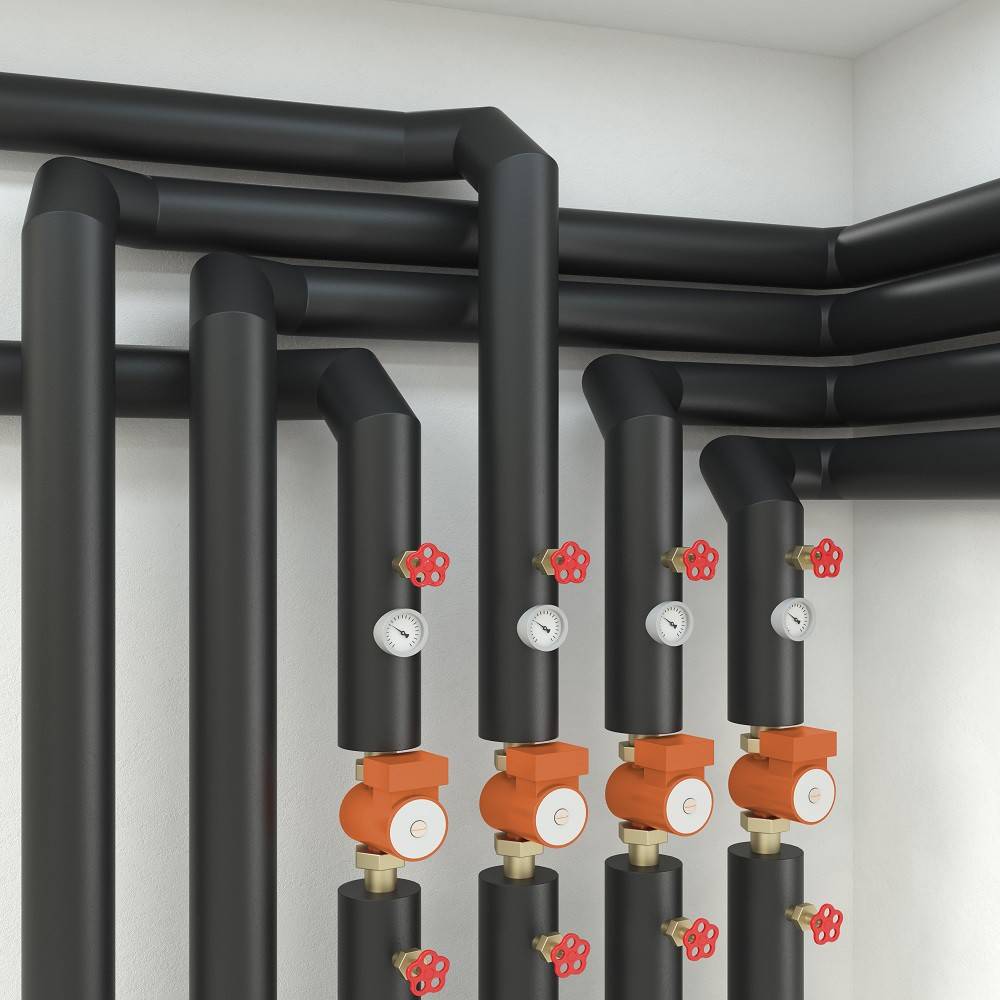 Трубка теплоизоляционная Energocell HT 76/13 мм длина 2 м ECLT076132HT