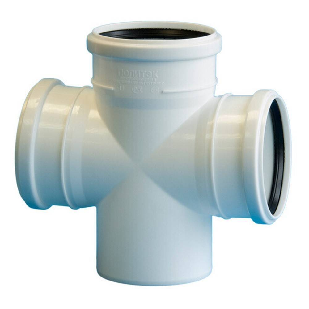 Крестовина одноплоскостная Политэк 110x110x110 мм 87.5° бесшумная 211111087