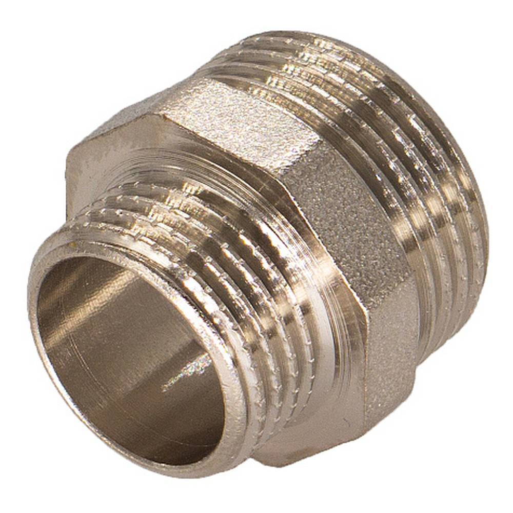 Ниппель переходной латунный СТМ 1 x 1/2 НР-НР 1229541