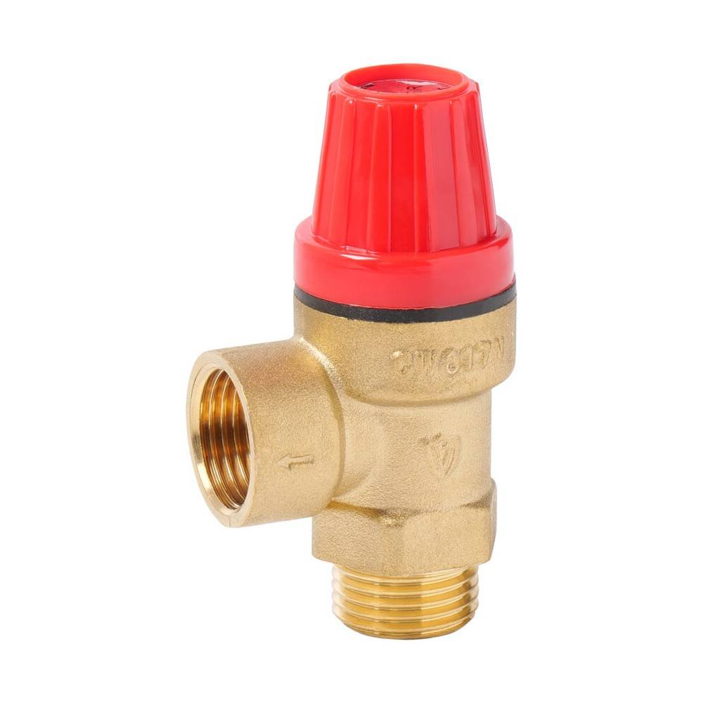 Клапан предохранительный VIEIR VR33FMK-3 3 бар 1/2 ВР х 1/2 НР VR33FMK-3