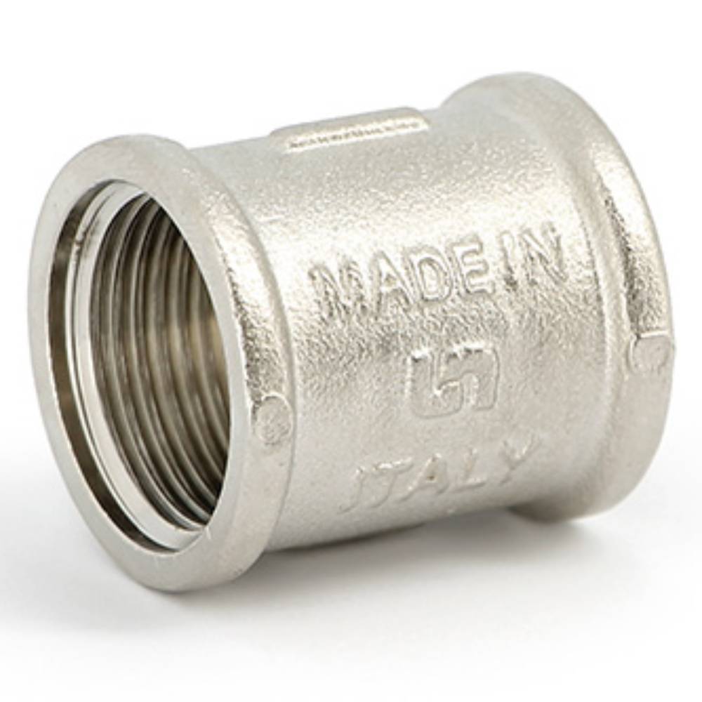 Муфта Uni-Fitt 1 1/4 ВР-ВР никелированная латунная НС-1513119