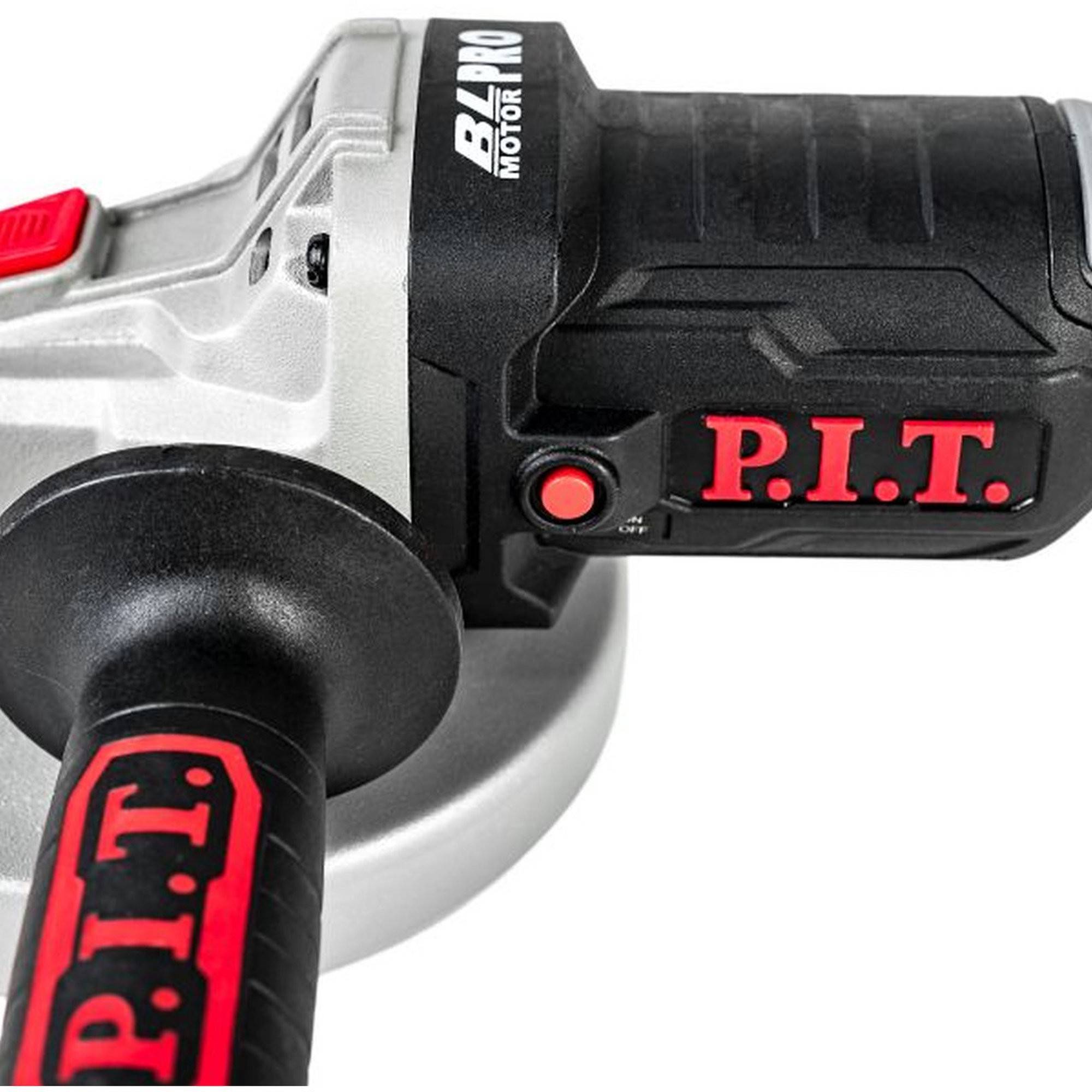 Аккумуляторная угловая шлифмашина P.I.T. PWS20H-125A/1 125 мм 20 В 1х4.0 Ач бесщеточная PWS20H-125A/1