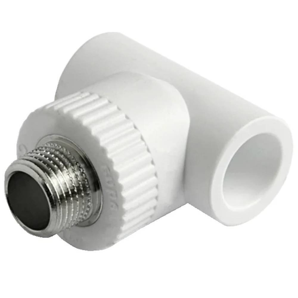 Тройник комбинированный PP-R FUSITEK 25x1/2 НР FT04104