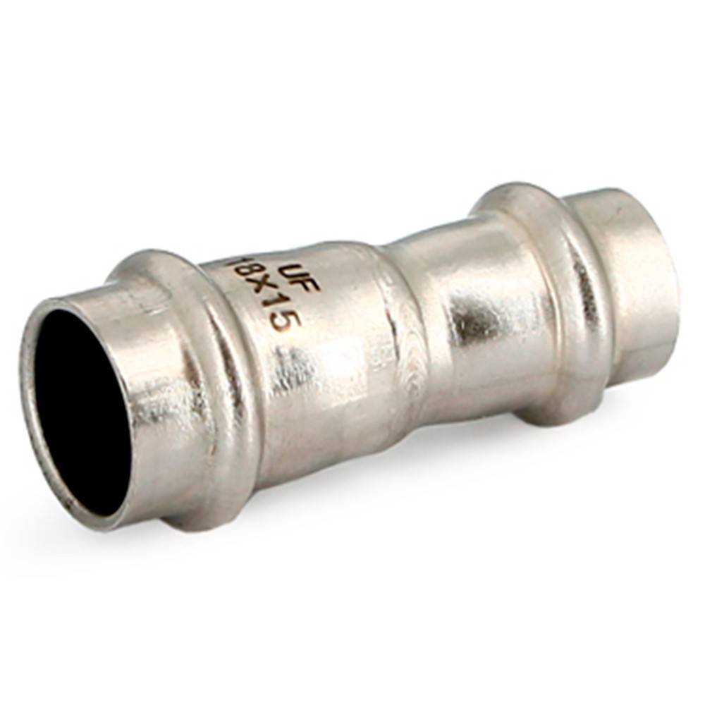 Муфта пресс Uni-Fitt переходная из нержавеющей стали 28х15 мм НС-1610105