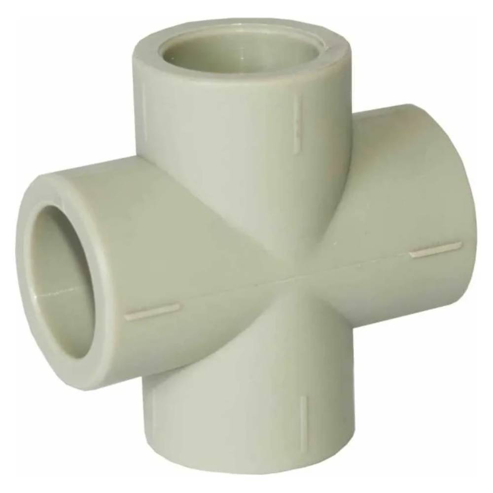 Крестовина TEBO PP-R 32 мм серая 031050103