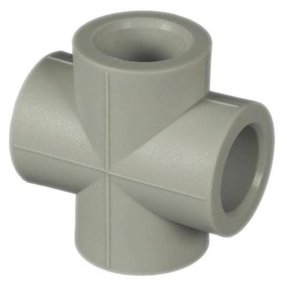 Крестовина TEBO PP-R 40 мм серая 031050104