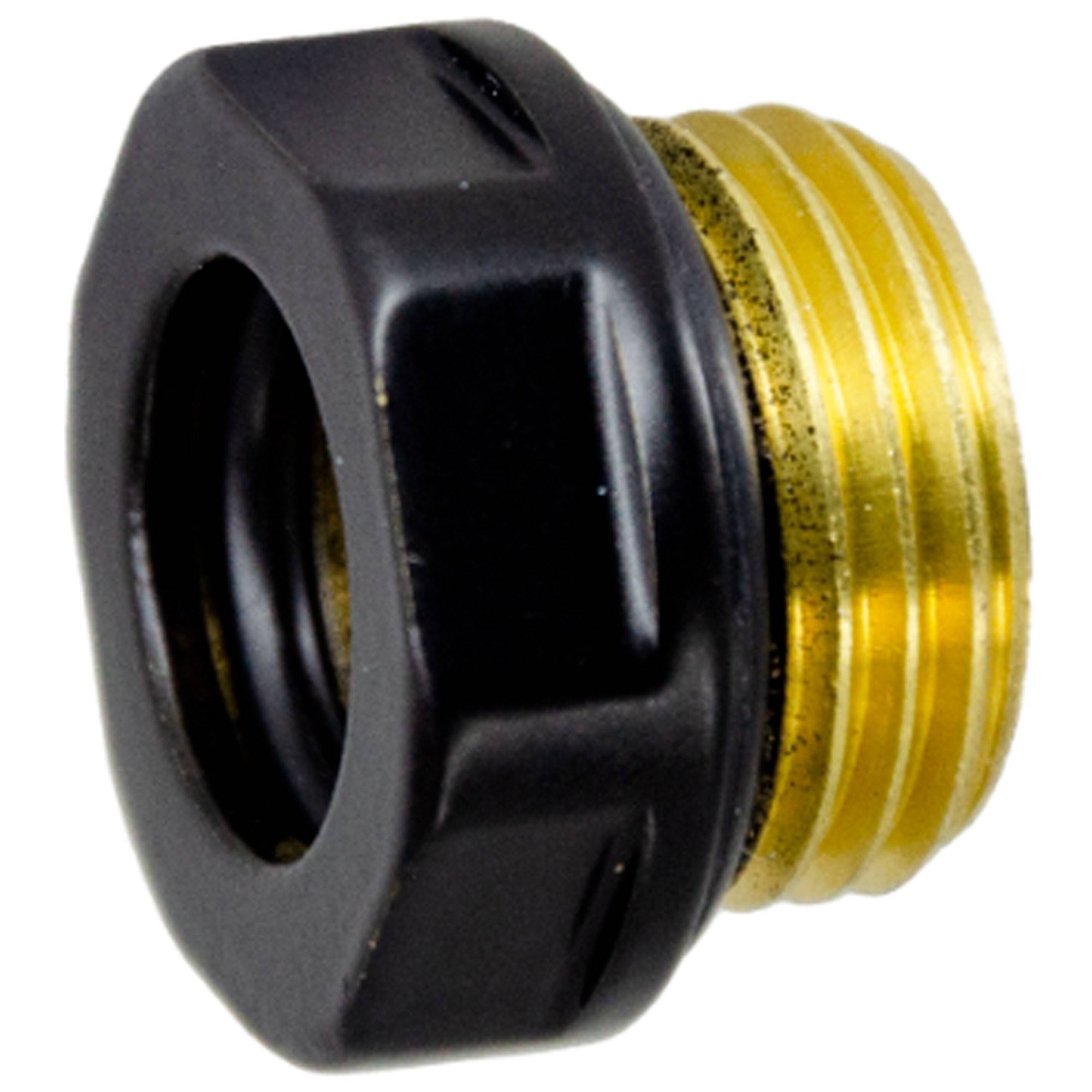 Соединение резьбовое Schlosser 1/2 с прокладкой O-Ring черное RAL 9005 603000068.S