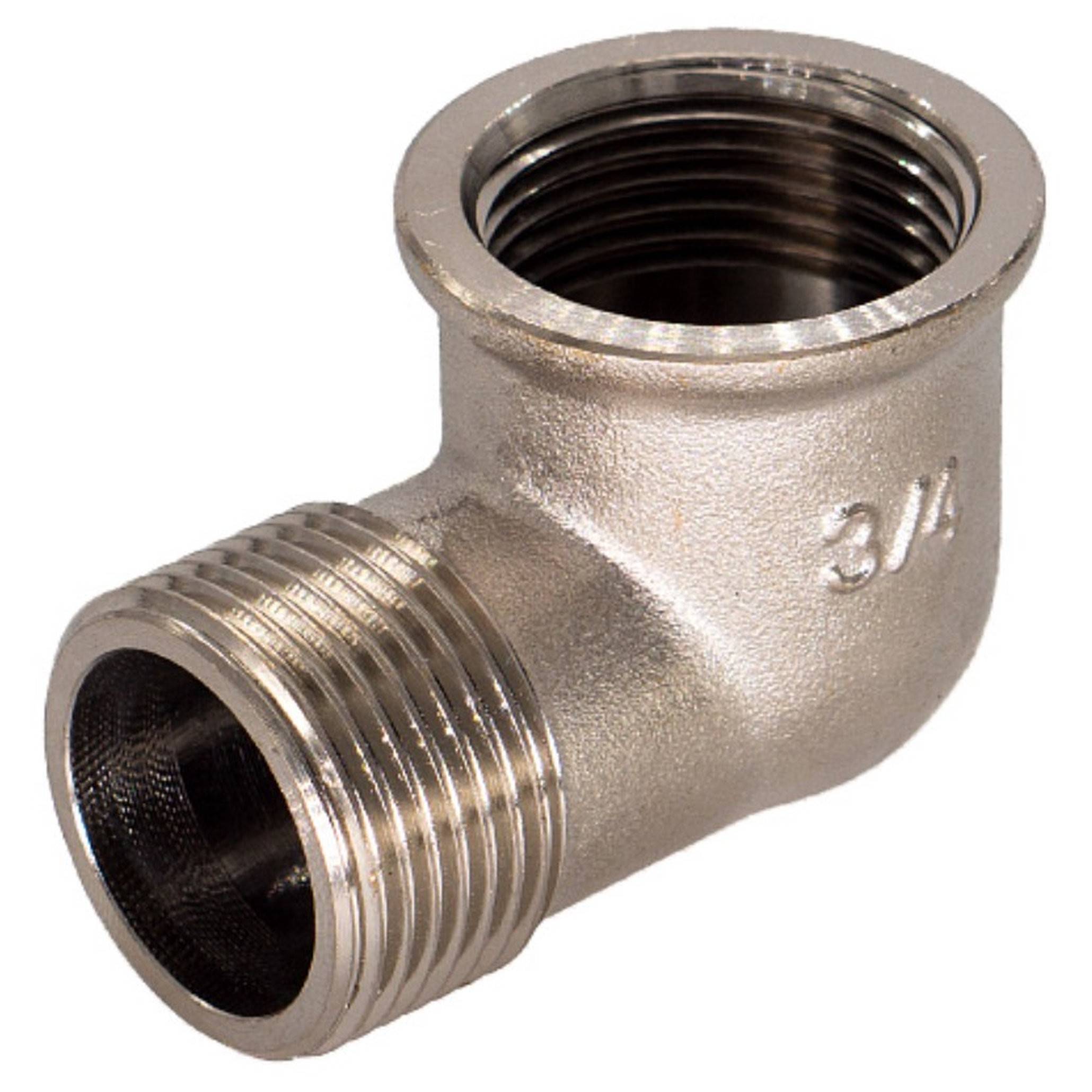 Уголок латунный никелированный CTM 1/2 дюйма г/ш НС-1206881