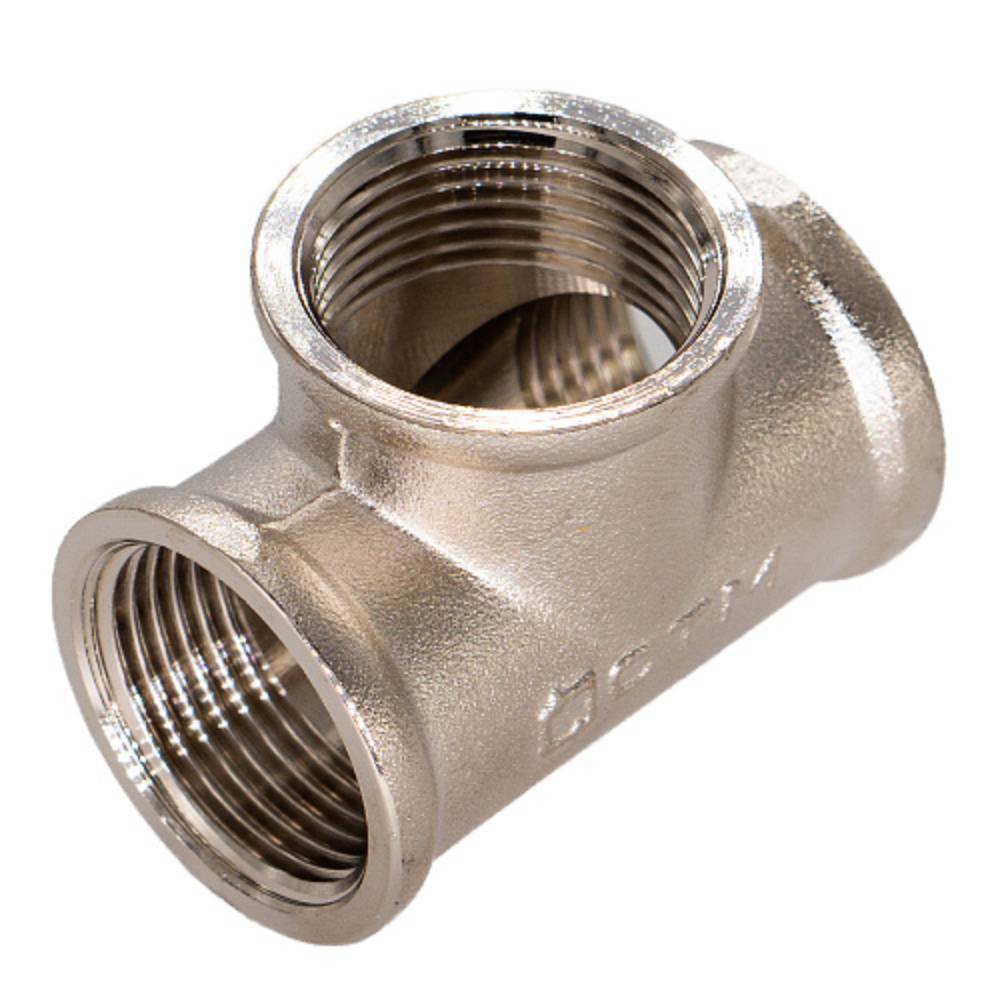 Тройник латунный CTM 3/4 ВР-ВР-ВР НС-1229535