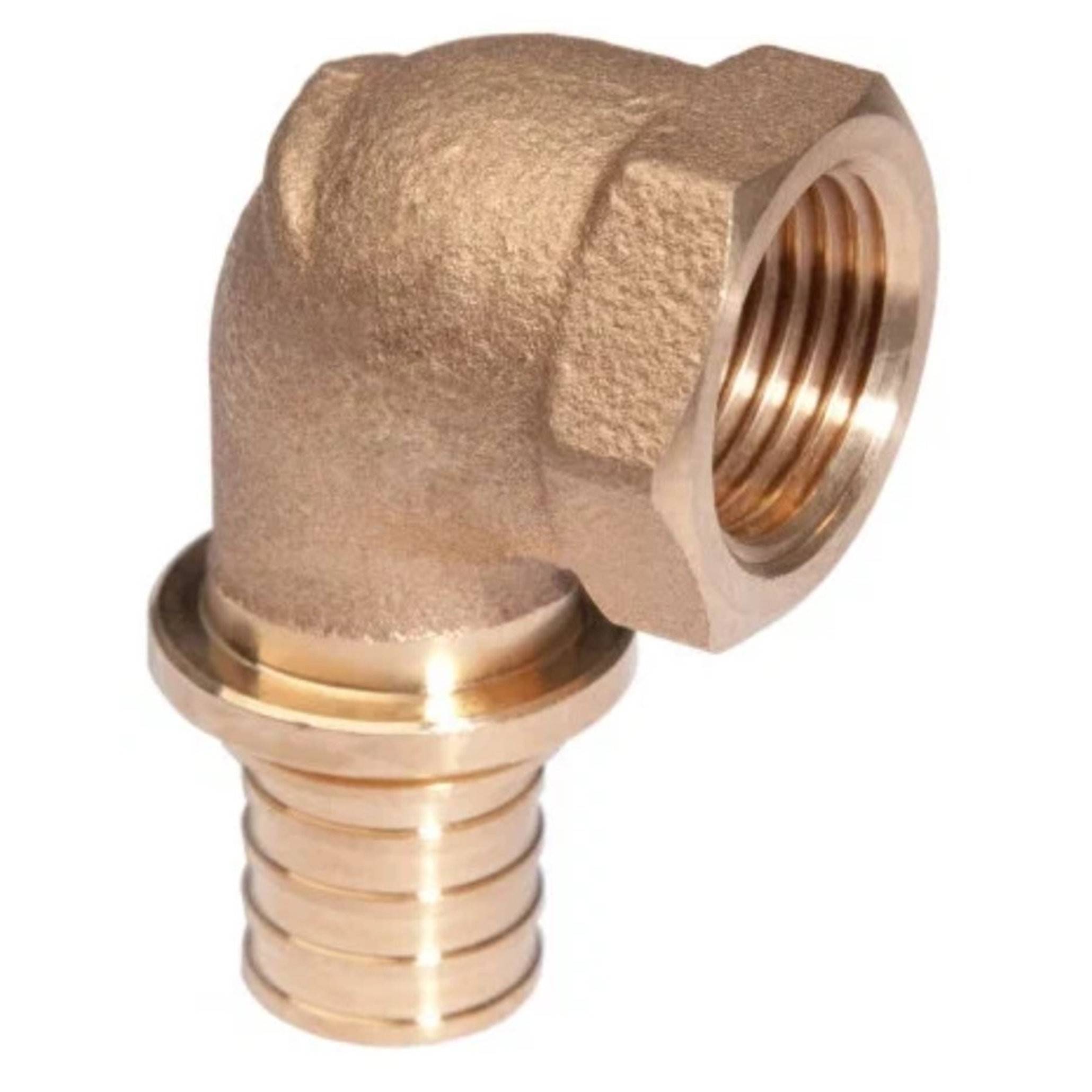 Угольник-переходник REHAU RX+ бронзовый 25-Rp 1 внутренняя резьба 14563571001