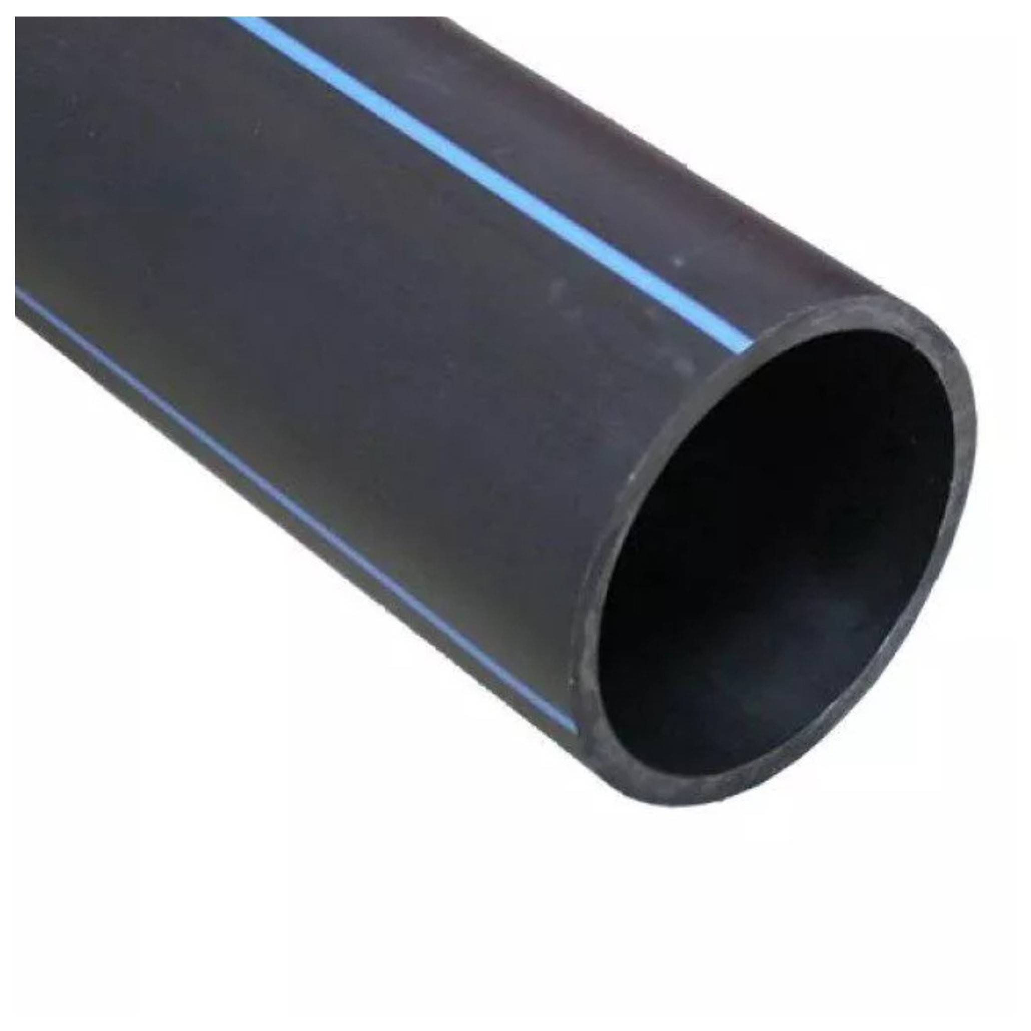 Труба ПНД ACR 25х2,0 мм SDR 13,6 питьевая черная с синей полосой бухта 200 м 1535508