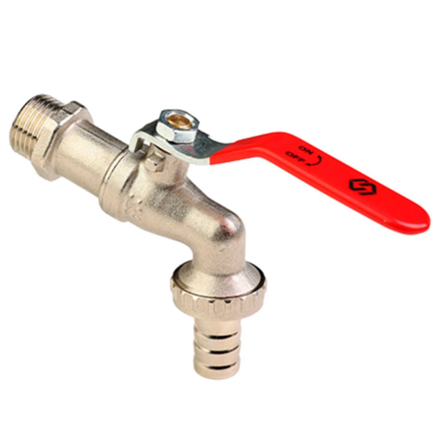 Кран шаровый водоразборный MVI 3/4 латунный рычаг BV.821.05