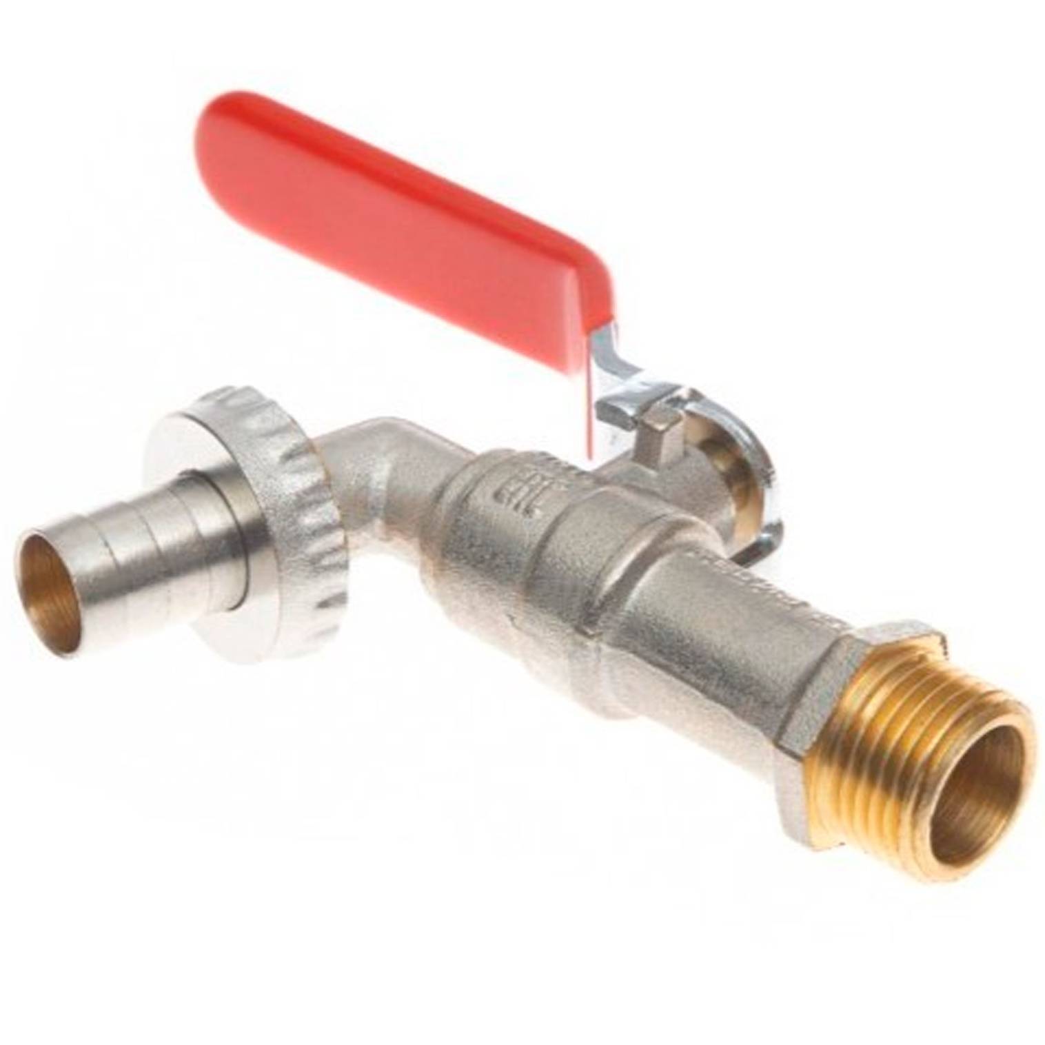 Кран шаровой Ридан BVR-CR DN 15 PN 10 с насадкой под шланг 1630207